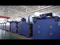 tungku pencairan besi dengan cangkang baja yang kuat