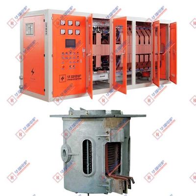 Efisiensi tinggi Peleburan Aluminium Shell Furnace Hidup panjang Menghemat energi
