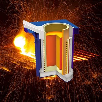 Customized Energy Saving Steel Melting Furnace Durable Quick Melting