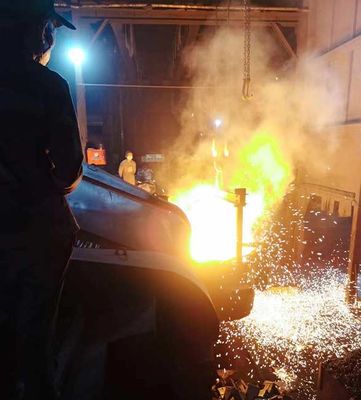 Keamanan Tungku Peleburan Induksi Listrik Keandalan Efisiensi Penghematan Daya > 95% Faktor Daya