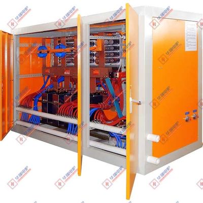 Keamanan Tungku Induksi Frekuensi Menengah Pasokan listrik Low Maintenance Low Noise