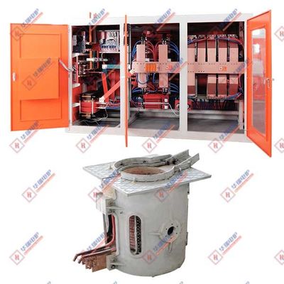 Keamanan Tungku Induksi Frekuensi Menengah Pasokan listrik Low Maintenance Low Noise