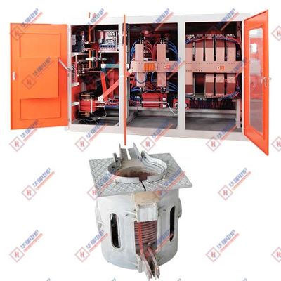 Aluminium Shell Electric Induction Melting Furnace Daya tahan tinggi