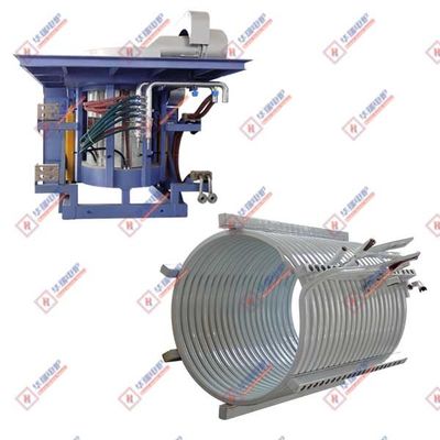 Keakuratan tinggi frekuensi menengah baja Shell Melting Furnace Penghematan energi