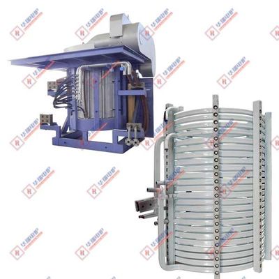 Keamanan tinggi hidraulik Baja Shell Melting Furnace Waktu peleburan pendek Daya tahan tinggi