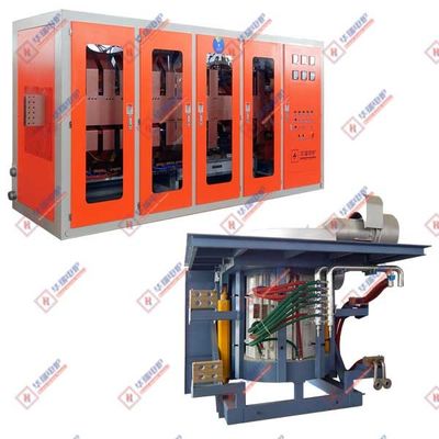 IGBT Transistor Steel Shell Melting Furnace Keamanan Tinggi Waktu Peleburan Singkat