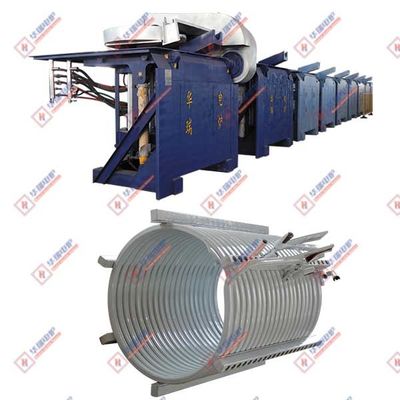 IGBT Transistor Steel Shell Melting Furnace Keamanan Tinggi Waktu Peleburan Singkat