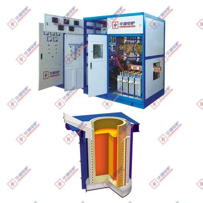 IGBT Dual Cell Transistor Induction Melting Furnace Keamanan Kecepatan Peleburan Cepat
