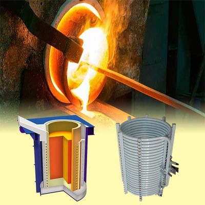 Kelas Pertama Frekuensi Medium Vacuum Melting Furnace Penghematan Energi