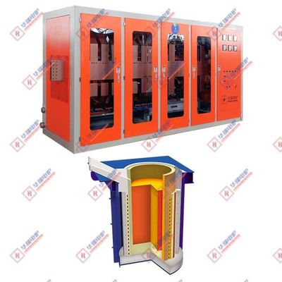 Kelas Pertama Frekuensi Medium Vacuum Melting Furnace Penghematan Energi