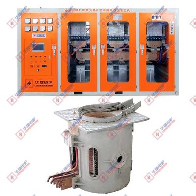 Frekuensi Medium IGBT Dual Cell Transistor inductotherm induction furnace Sistem peleburan