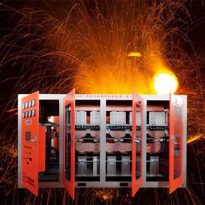 Induksi Iron Melting Furnace Menghemat Energi Frekuensi Menengah Ketahanan Tinggi