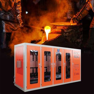 Keamanan Tinggi Frekuensi Sedeng Tungku Peleburan Besi Penghematan Energi