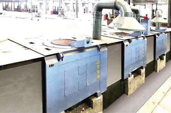Efisien Keamanan Tungku Peleburan Logam Penghematan daya 15-20% Terpercaya Tungku Panas Kuat