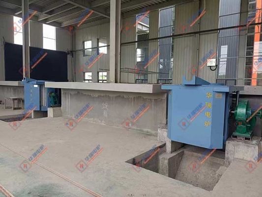 Efisien Keamanan Tungku Peleburan Logam Penghematan daya 15-20% Terpercaya Tungku Panas Kuat
