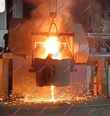 Efisien Keamanan Tungku Peleburan Logam Penghematan daya 15-20% Terpercaya Tungku Panas Kuat