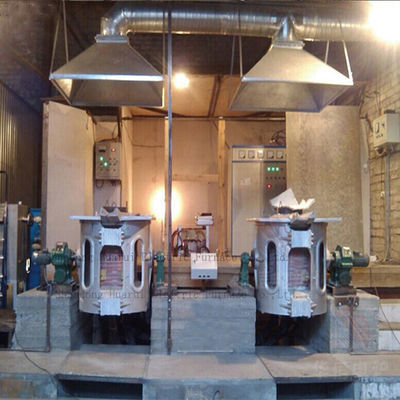 Industrial Electric Induction Melting Furnace With 530 Iron Melt Consumption Precise Temperature Control Pengendalian suhu yang tepat