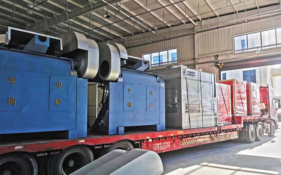 ISO9001 AC medium frequency melting furnace untuk pengolahan logam industri