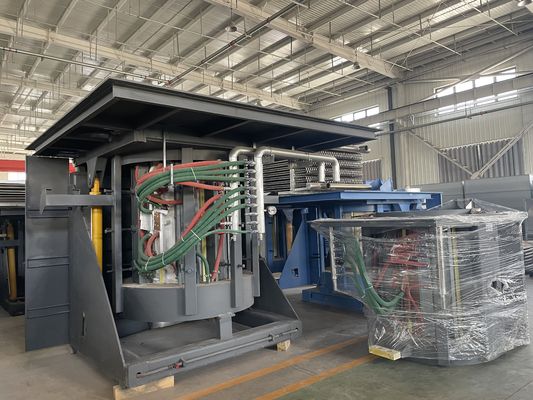 Tungku pengolahan panas besi baja dengan menara pendingin tertutup 0,5-20T